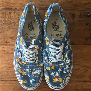 Disney x Vans Blue Cartoon Character Sneakers